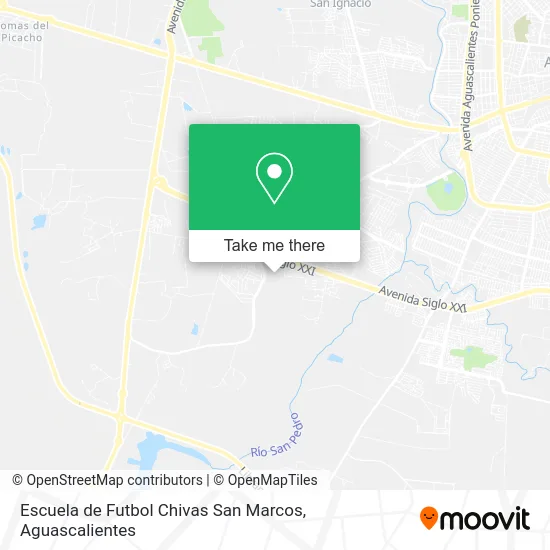 Escuela de Futbol Chivas San Marcos map