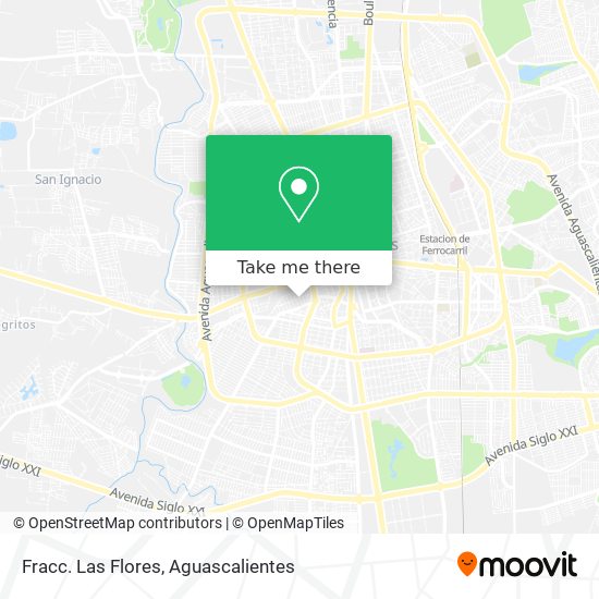 Fracc. Las Flores map