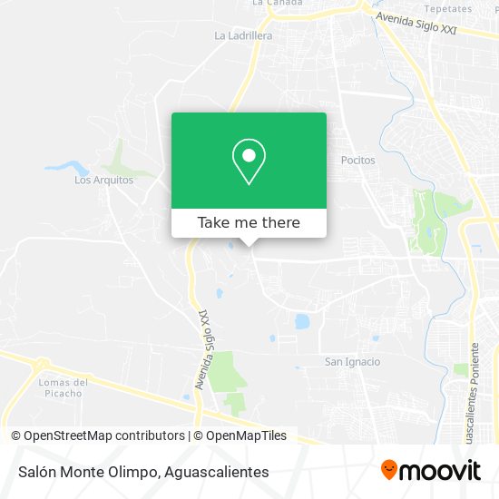 Salón Monte Olimpo map