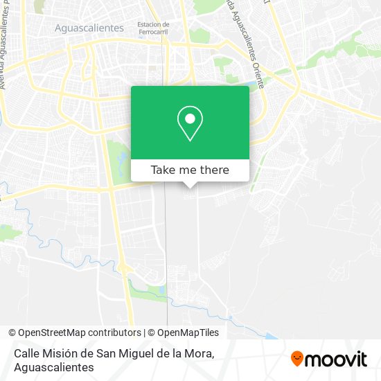 Calle Misión de San Miguel de la Mora map