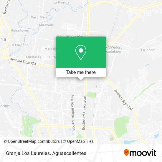 Granja Los Laureles map