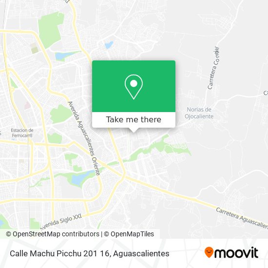 Calle Machu Picchu 201 16 map
