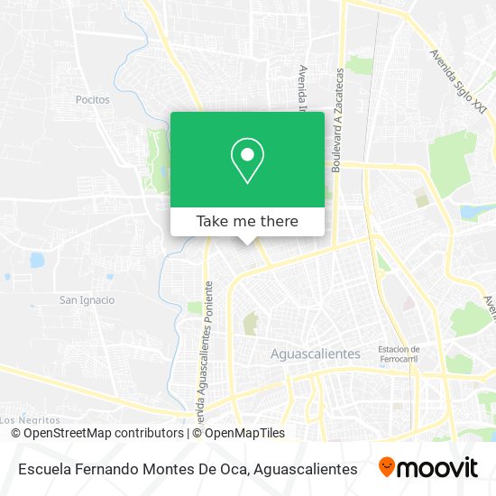 Escuela Fernando Montes De Oca map