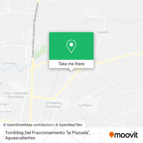 Mapa de Tombling Del Fraccionamiento "la Plazuela"