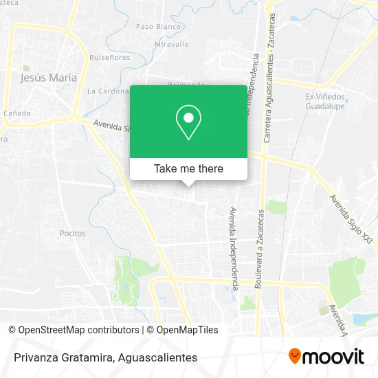Privanza Gratamira map