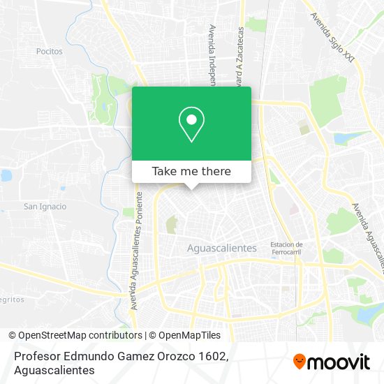 Profesor Edmundo Gamez Orozco 1602 map