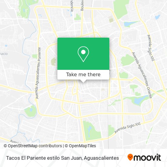 Mapa de Tacos El Pariente estilo San Juan
