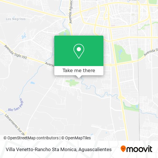 Mapa de Villa Venetto-Rancho Sta Monica