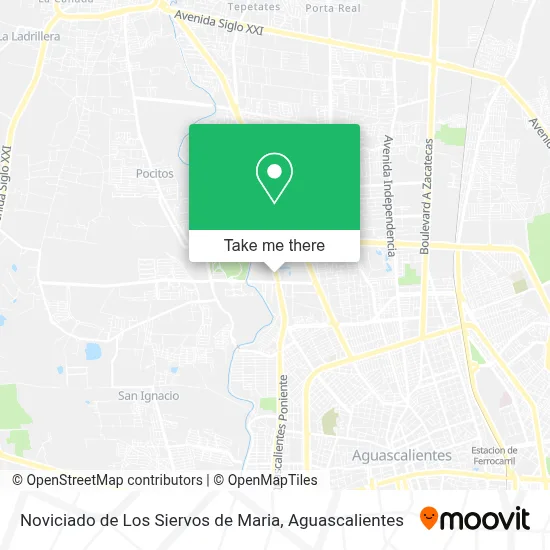 Noviciado de Los Siervos de Maria map