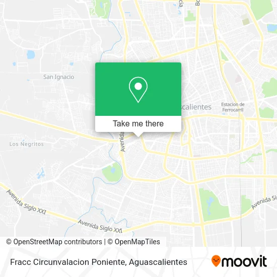 Mapa de Fracc Circunvalacion Poniente