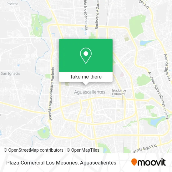 Plaza Comercial Los Mesones map