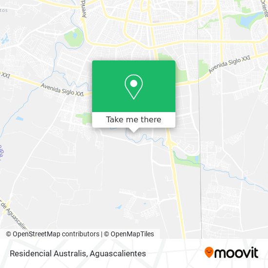 Residencial Australis map