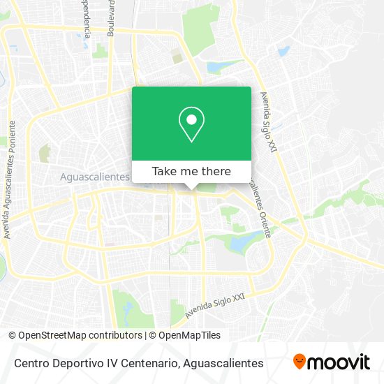 Centro Deportivo IV Centenario map