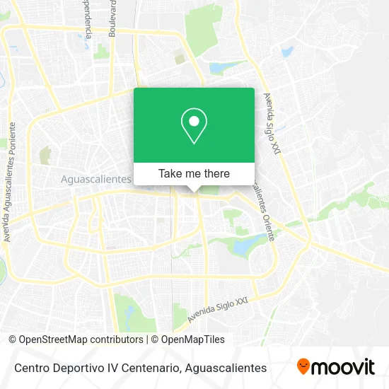 Mapa de Centro Deportivo IV Centenario