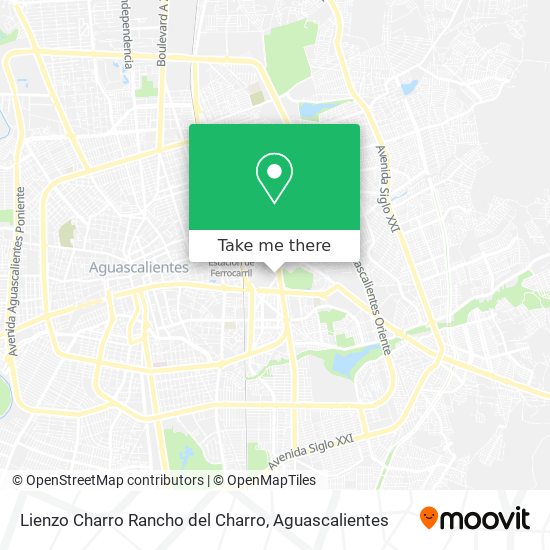 Lienzo Charro Rancho del Charro map