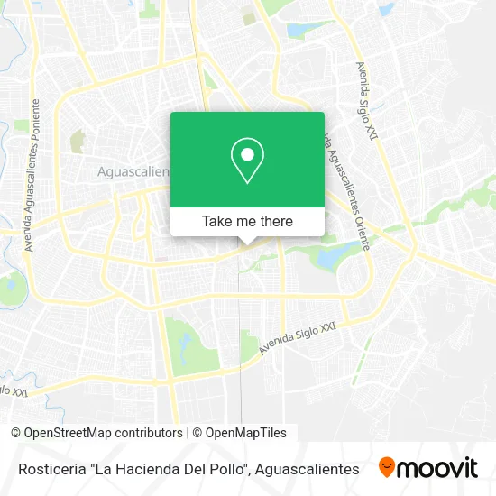 Rosticeria "La Hacienda Del Pollo" map