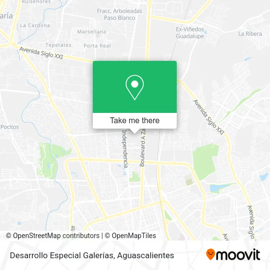 Mapa de Desarrollo Especial Galerías
