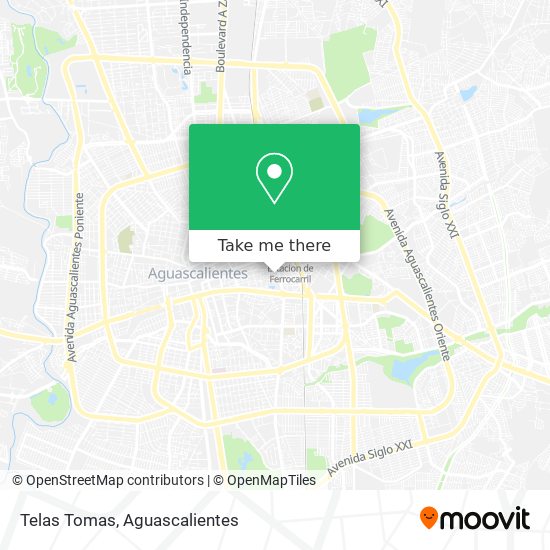 Telas Tomas map