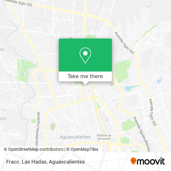Fracc. Las Hadas map