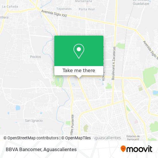 BBVA Bancomer map