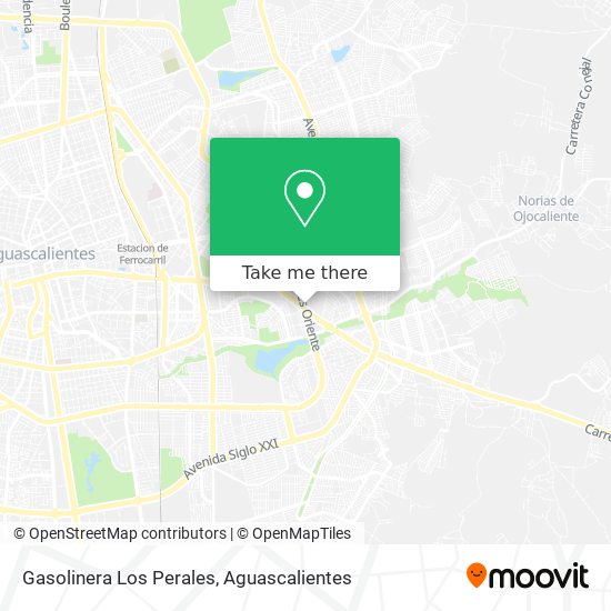 Gasolinera Los Perales map