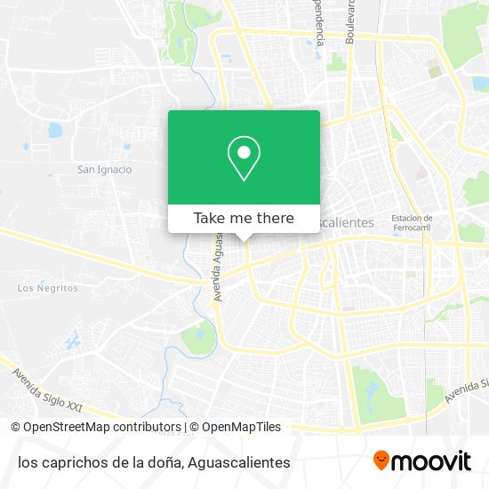 Mapa de los caprichos de la doña