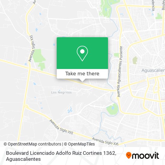 Boulevard Licenciado Adolfo Ruiz Cortines 1362 map