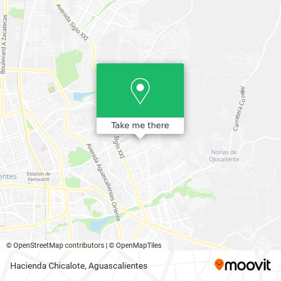 Mapa de Hacienda Chicalote