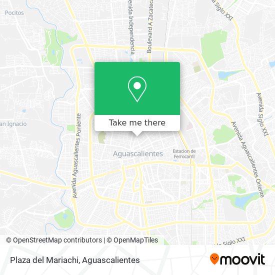 Plaza del Mariachi map
