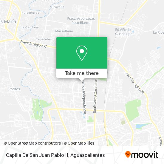 Mapa de Capilla De San  Juan Pablo II