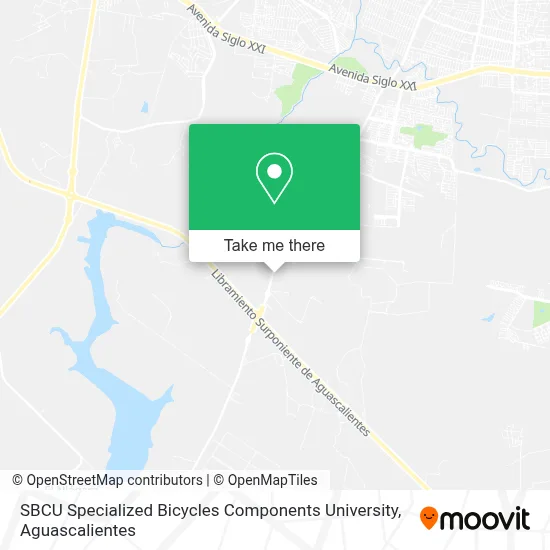 SBCU Specialized Bicycles Components University map