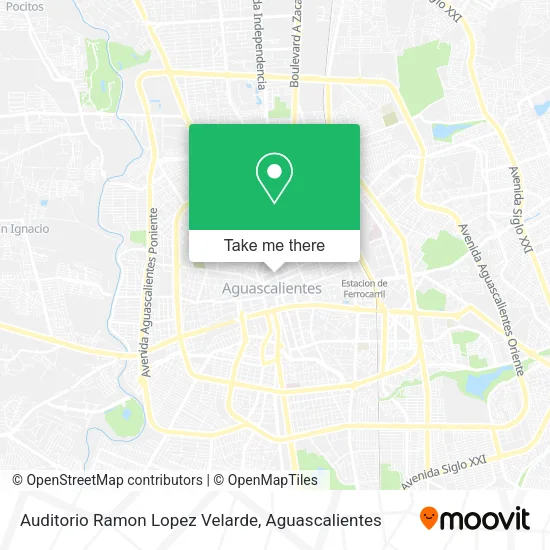 Mapa de Auditorio Ramon Lopez Velarde