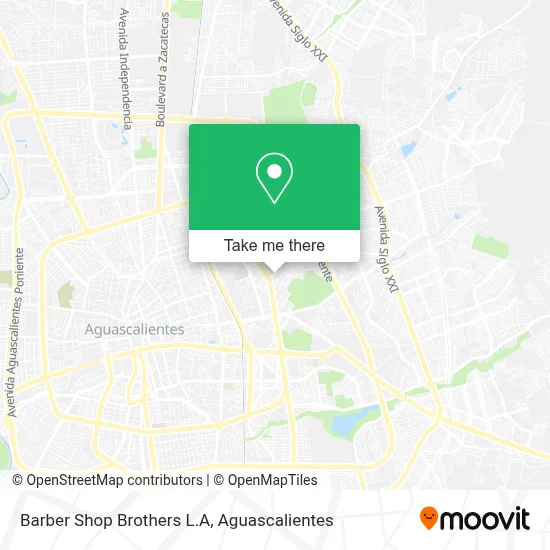 Barber Shop Brothers L.A map
