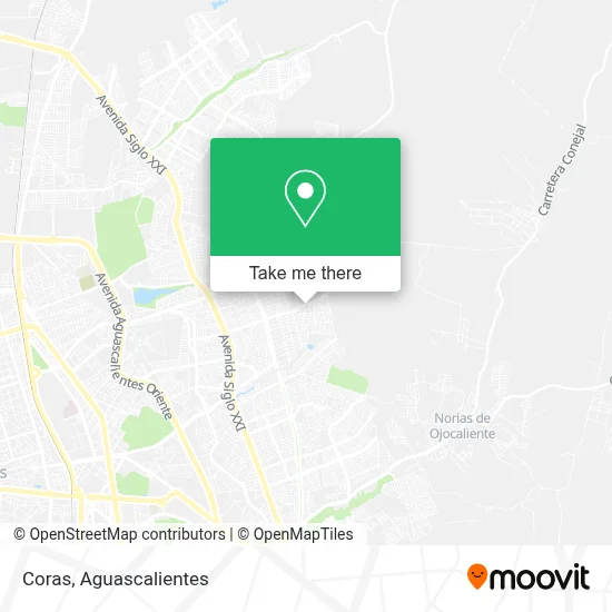 Coras map