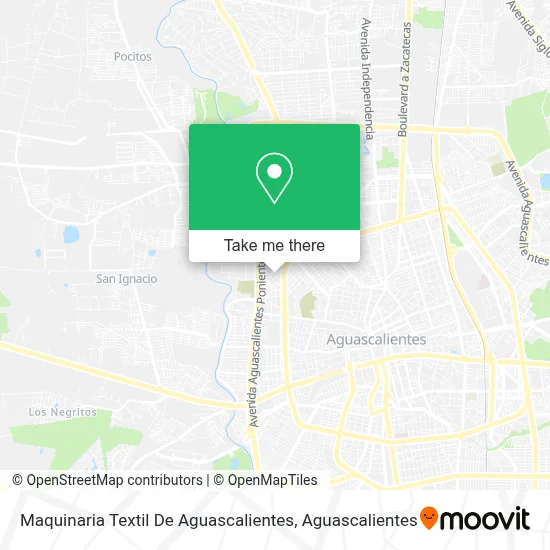 Maquinaria Textil De Aguascalientes map