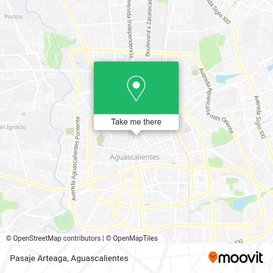 Pasaje Arteaga map