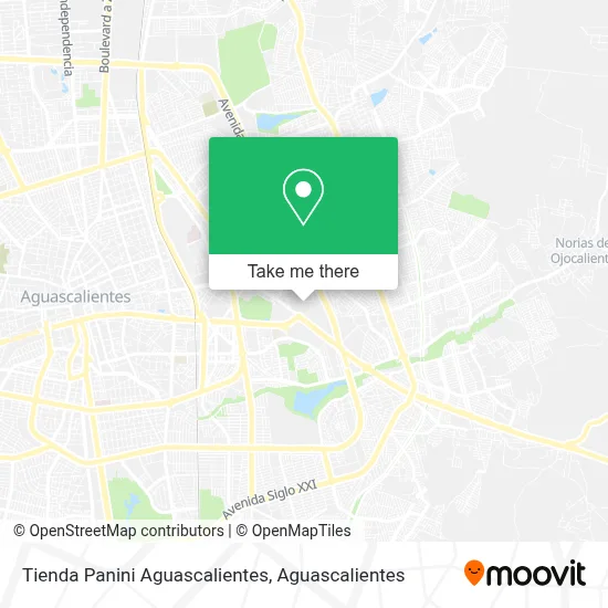 Tienda Panini Aguascalientes map