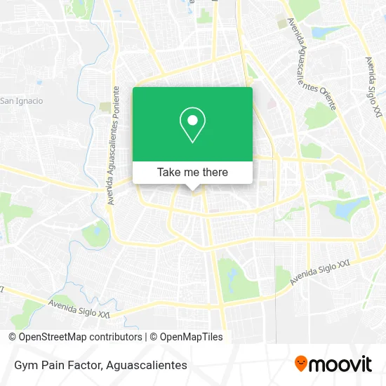 Gym Pain Factor map