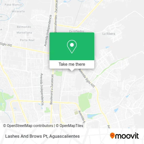 Lashes And Brows Pt map