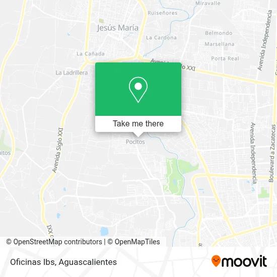 Oficinas Ibs map