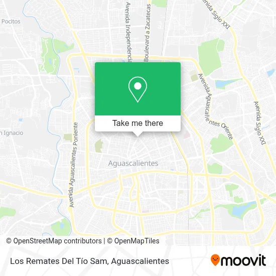 Los Remates Del Tío Sam map