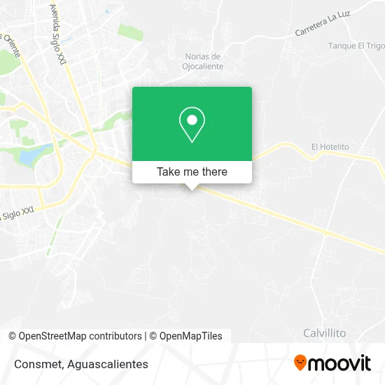 Consmet map