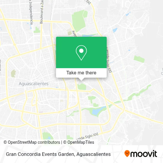 Gran Concordia Events Garden map