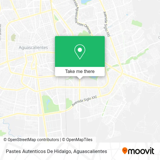 Pastes Autenticos De Hidalgo map