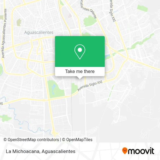 La Michoacana map