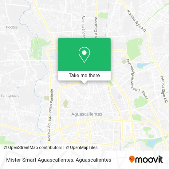 Mister Smart Aguascalientes map