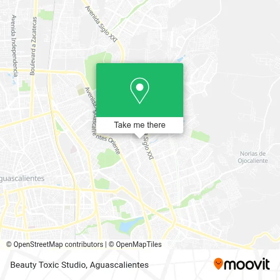 Beauty Toxic Studio map