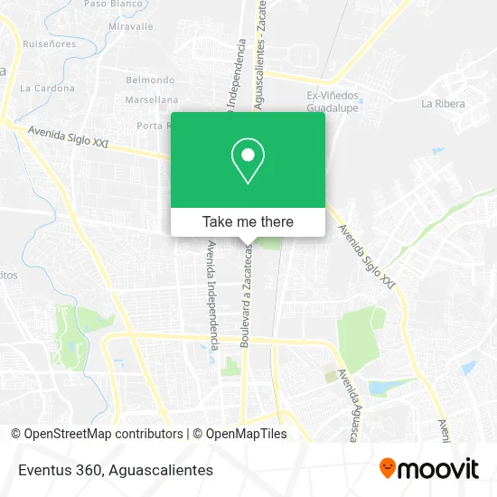 Eventus 360 map