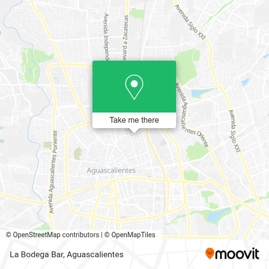 La Bodega Bar map