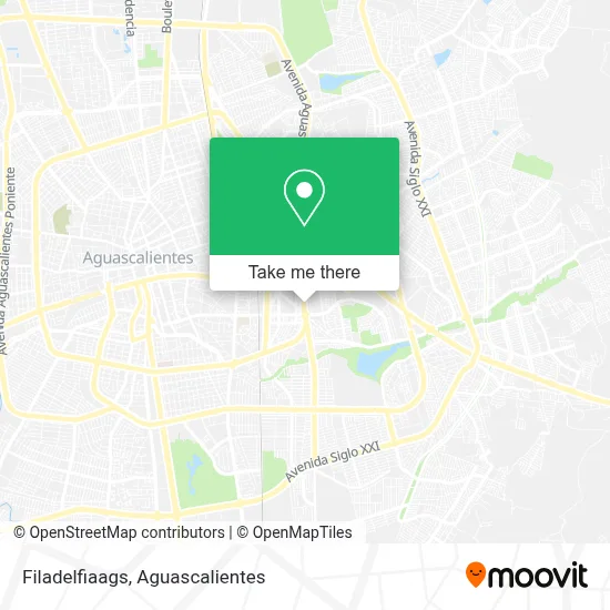 Filadelfiaags map